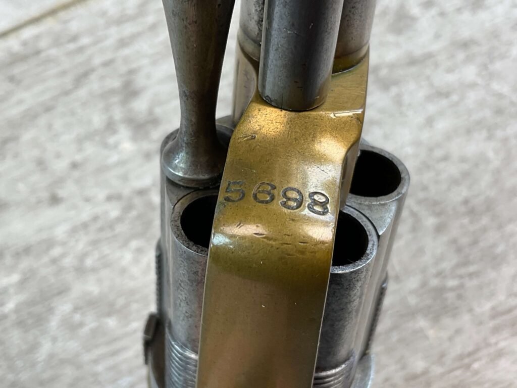 BROOKLYN ARMS SLOCUM SLIDING CHAMBER .32 RF REVOLVER, JAMES EARL JONES COLLECTION, ANTIQUE #5-10766