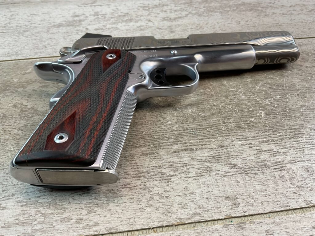 CLARK CUSTOM 50TH ANNIVERSARY MILLENNIUM MELTDOWN .45ACP SEMI AUTO PISTOL, JAMES EARL JONES COLLECTION #5-10768