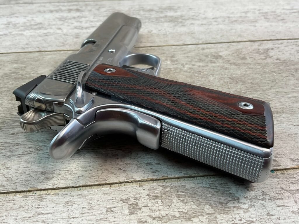 CLARK CUSTOM 50TH ANNIVERSARY MILLENNIUM MELTDOWN .45ACP SEMI AUTO PISTOL, JAMES EARL JONES COLLECTION #5-10768