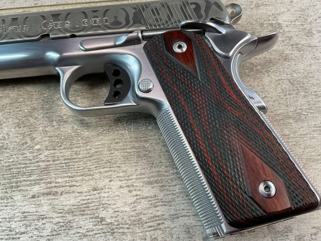 CLARK CUSTOM 50TH ANNIVERSARY MILLENNIUM MELTDOWN .45ACP SEMI AUTO PISTOL, JAMES EARL JONES COLLECTION #5-10768