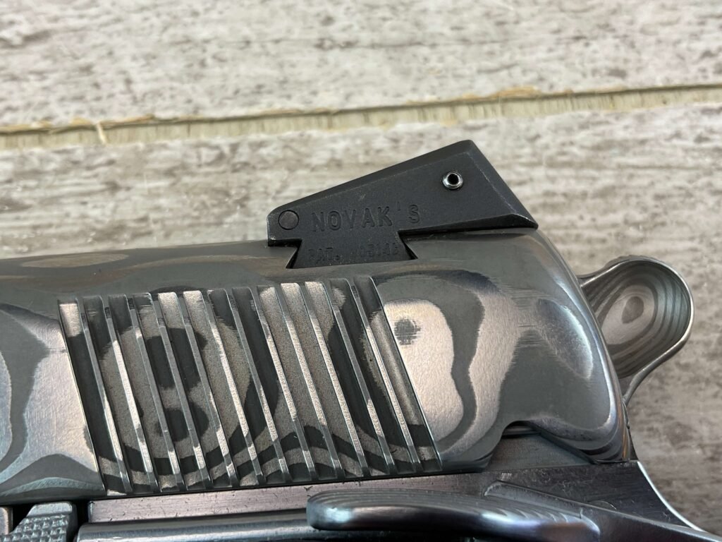 CLARK CUSTOM 50TH ANNIVERSARY MILLENNIUM MELTDOWN .45ACP SEMI AUTO PISTOL, JAMES EARL JONES COLLECTION #5-10768