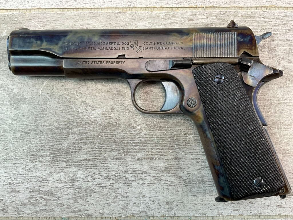 COLT 1911 .45 ACP SEMI AUTO PISTOL U.S. PROPERTY WWI, JAMES EARL JONES COLLECTION #5-10770