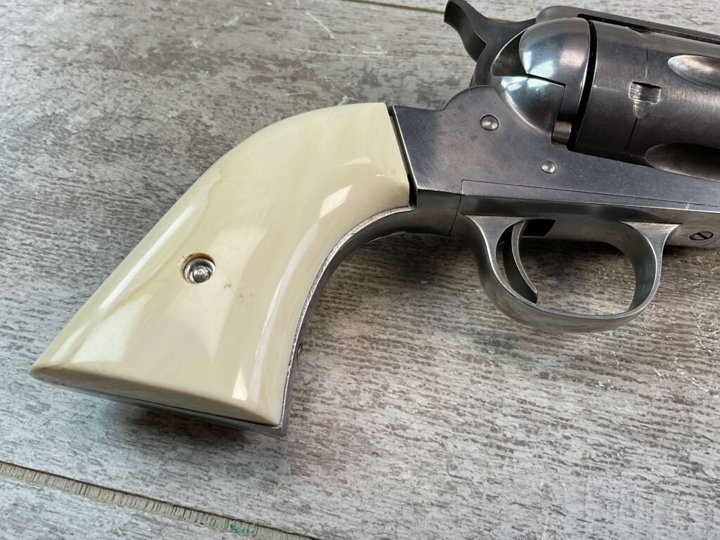 REMINGTON 1875 SAA 44-40 REVOLVER, JAMES EARL JONES COLLECTION, ANTIQUE #5-10761