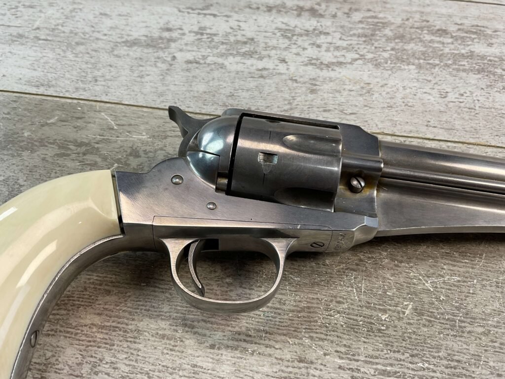 REMINGTON 1875 SAA 44-40 REVOLVER, JAMES EARL JONES COLLECTION, ANTIQUE #5-10761