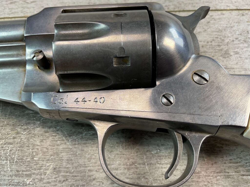 REMINGTON 1875 SAA 44-40 REVOLVER, JAMES EARL JONES COLLECTION, ANTIQUE #5-10761