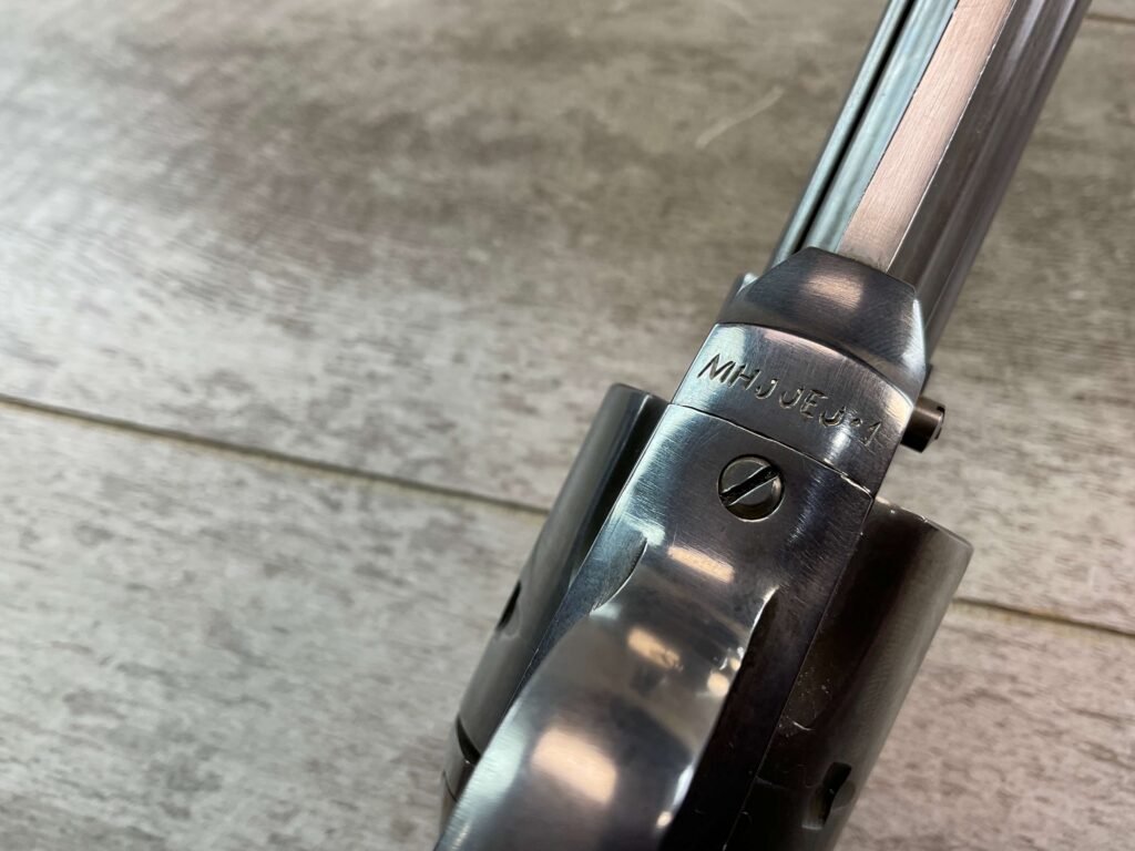 REMINGTON 1875 SAA 44-40 REVOLVER, JAMES EARL JONES COLLECTION, ANTIQUE #5-10761