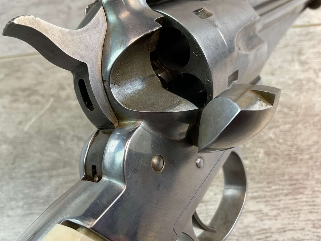 REMINGTON 1875 SAA 44-40 REVOLVER, JAMES EARL JONES COLLECTION, ANTIQUE #5-10761