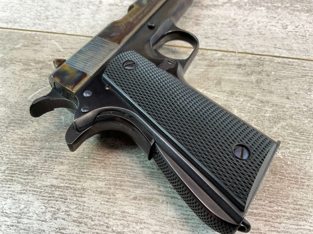 DGFM ARGENTINA MOD 1927 11.25MM SEMI AUTO PISTOL, JAMES EARL JONES COLLECTION #5-10771