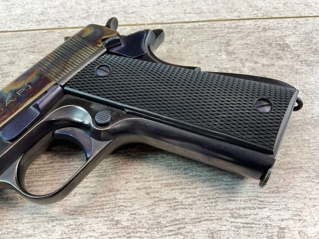 DGFM ARGENTINA MOD 1927 11.25MM SEMI AUTO PISTOL, JAMES EARL JONES COLLECTION #5-10771