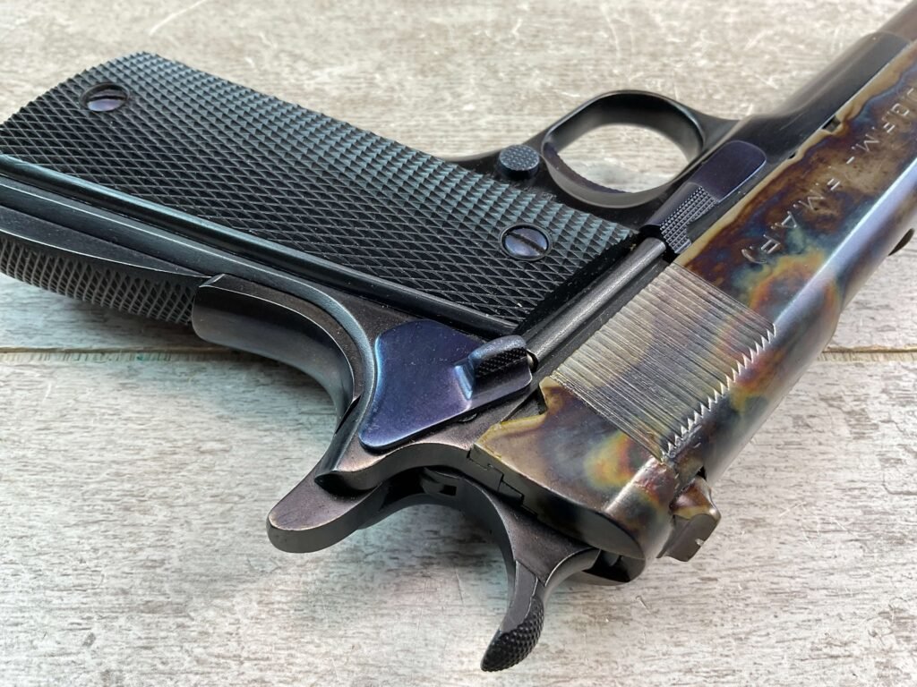 DGFM ARGENTINA MOD 1927 11.25MM SEMI AUTO PISTOL, JAMES EARL JONES COLLECTION #5-10771