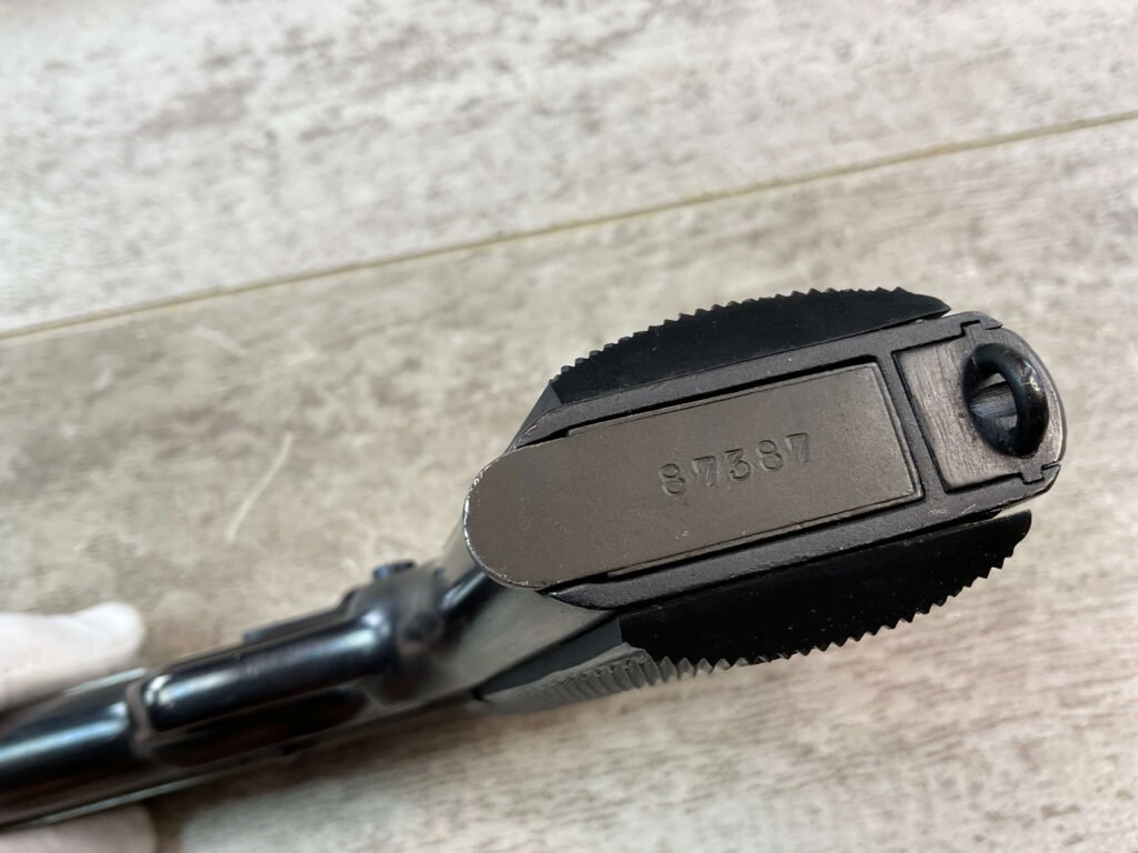 DGFM ARGENTINA MOD 1927 11.25MM SEMI AUTO PISTOL, JAMES EARL JONES COLLECTION #5-10771