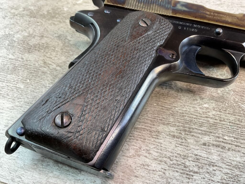 COLT GOVT MODEL 1911 .45 ACP SEMI AUTO PISTOL, MARINA ARGENTINA, JAMES EARL JONES COLLECTION #5-10772