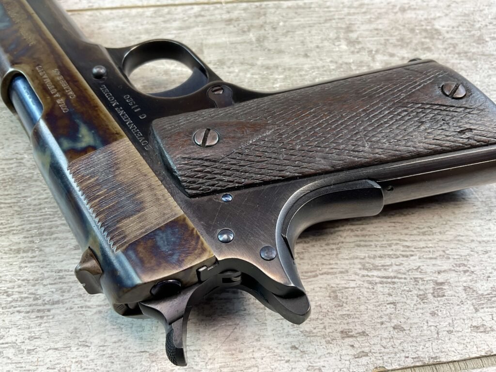 COLT GOVT MODEL 1911 .45 ACP SEMI AUTO PISTOL, MARINA ARGENTINA, JAMES EARL JONES COLLECTION #5-10772