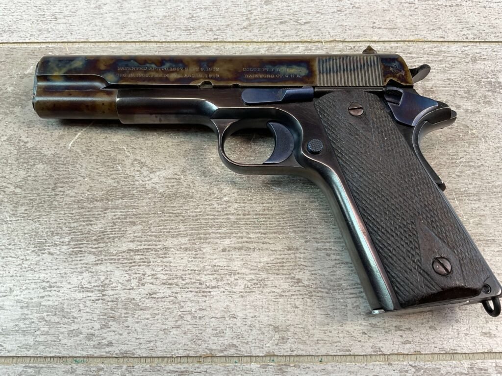 COLT GOVT MODEL 1911 .45 ACP SEMI AUTO PISTOL, MARINA ARGENTINA, JAMES EARL JONES COLLECTION #5-10772