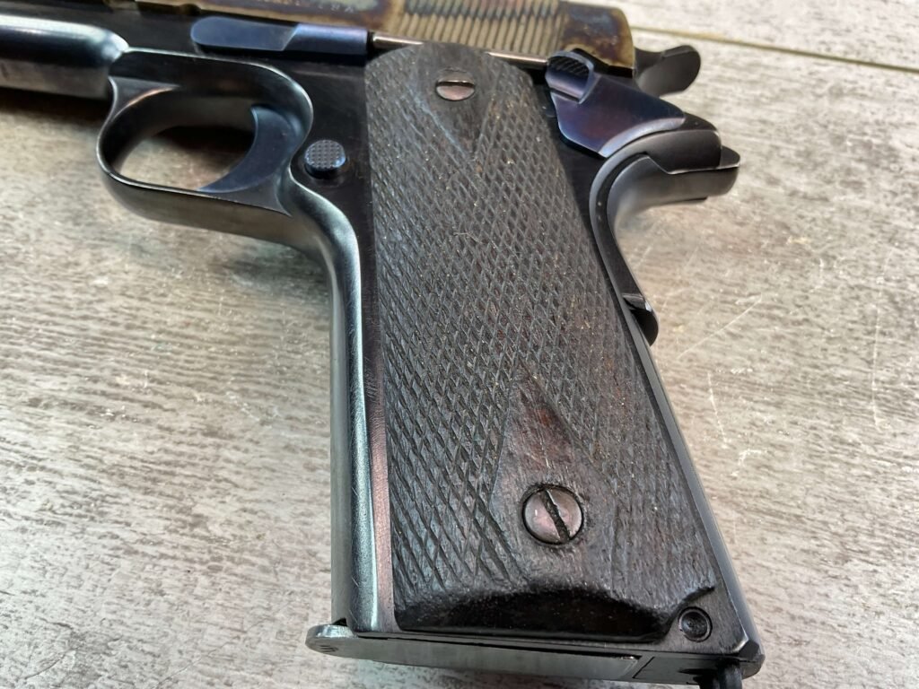 COLT GOVT MODEL 1911 .45 ACP SEMI AUTO PISTOL, MARINA ARGENTINA, JAMES EARL JONES COLLECTION #5-10772