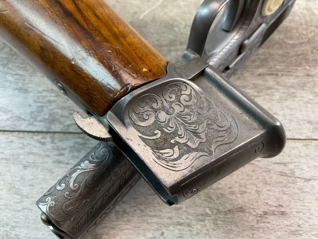 FN 1903 ENGRAVED SEMI AUTO PISTOL W/ SHOULDER STOCK, JAMES EARL JONES COLLECTION, RARE #5-10769