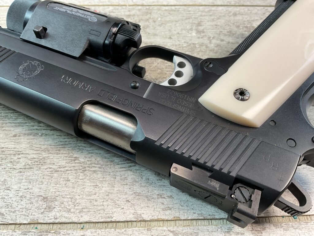 SPRINGFIELD ARMORY TACTICAL OPERATOR MODEL .45 ACP SEMI AUTO PISTOL, JAMES EARL JONES COLLECTION #5-10781