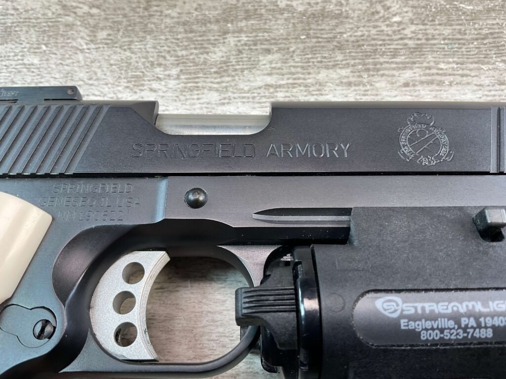 SPRINGFIELD ARMORY TACTICAL OPERATOR MODEL .45 ACP SEMI AUTO PISTOL, JAMES EARL JONES COLLECTION #5-10781