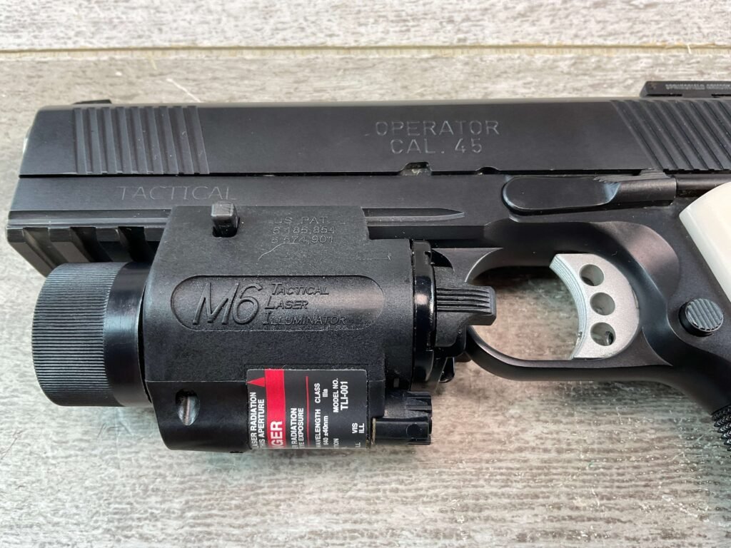 SPRINGFIELD ARMORY TACTICAL OPERATOR MODEL .45 ACP SEMI AUTO PISTOL, JAMES EARL JONES COLLECTION #5-10781