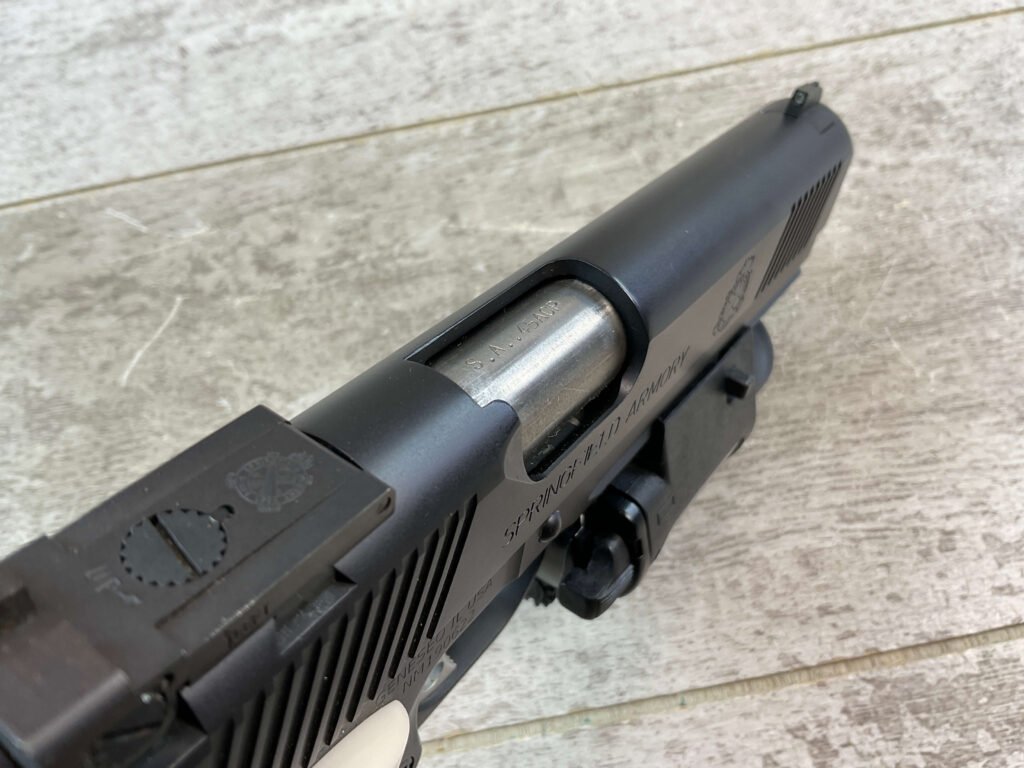 SPRINGFIELD ARMORY TACTICAL OPERATOR MODEL .45 ACP SEMI AUTO PISTOL, JAMES EARL JONES COLLECTION #5-10781