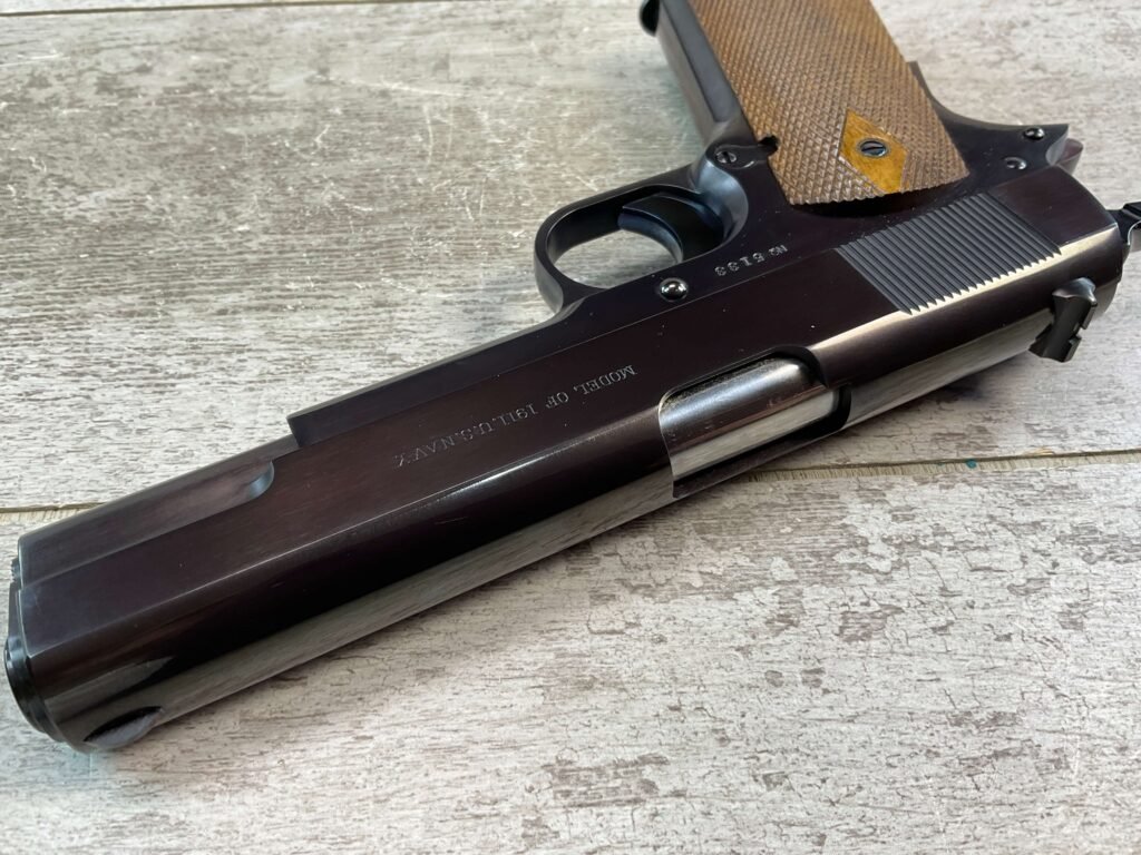 USFA MFG MODEL OF 1911 US NAVY .45 ACP SEMI AUTO PISTOL, JAMES EARL JONES COLLECTION, LIKE NEW #5-10782