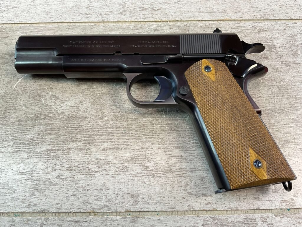 USFA MFG MODEL OF 1911 US NAVY .45 ACP SEMI AUTO PISTOL, JAMES EARL JONES COLLECTION, LIKE NEW #5-10782