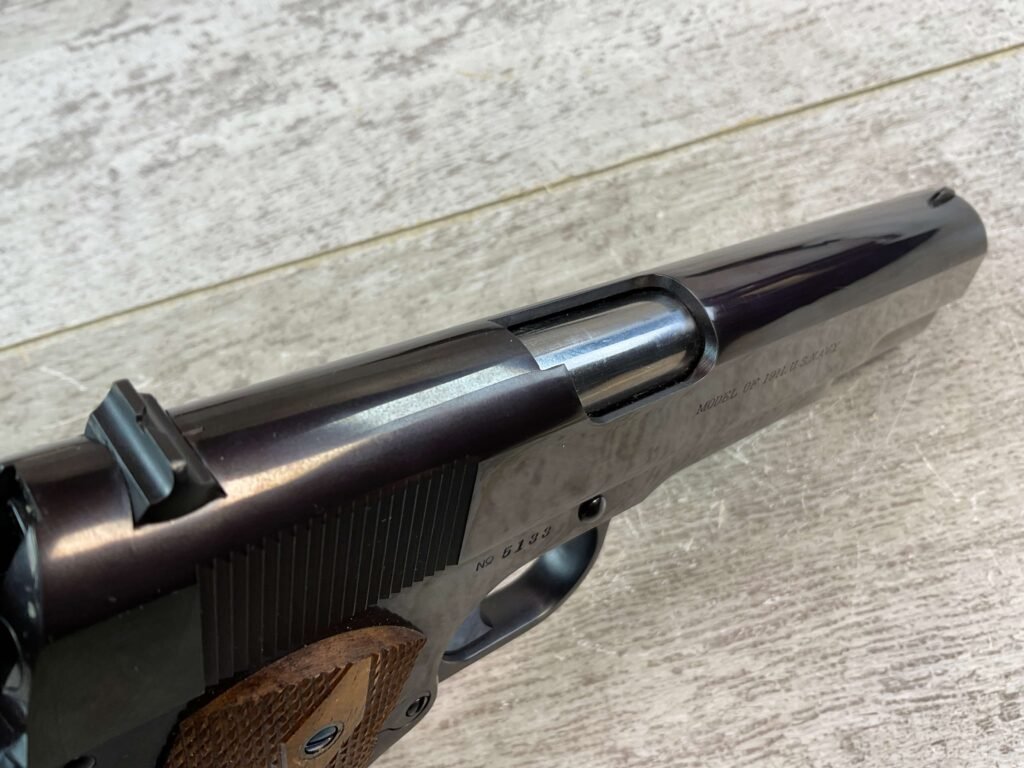 USFA MFG MODEL OF 1911 US NAVY .45 ACP SEMI AUTO PISTOL, JAMES EARL JONES COLLECTION, LIKE NEW #5-10782