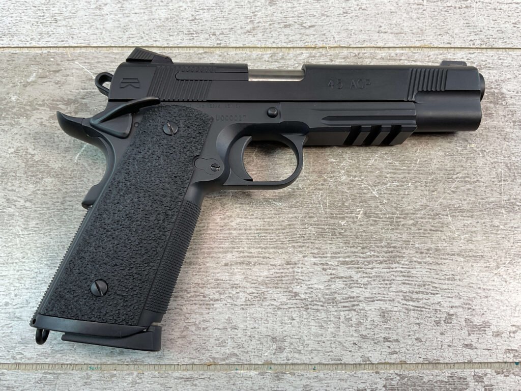 UNERTL ORDNANCE .45 ACP SEMI AUTO PISTOL, JAMES EARL JONES COLLECTION, LIKE NEW #5-10784