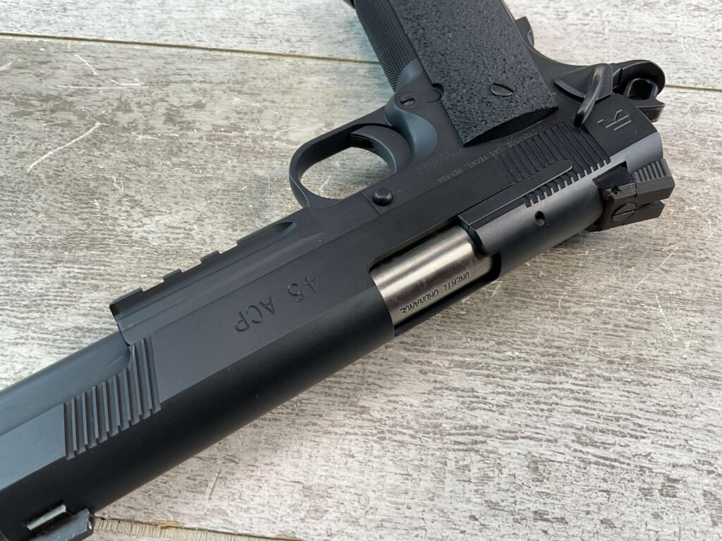 UNERTL ORDNANCE .45 ACP SEMI AUTO PISTOL, JAMES EARL JONES COLLECTION, LIKE NEW #5-10784