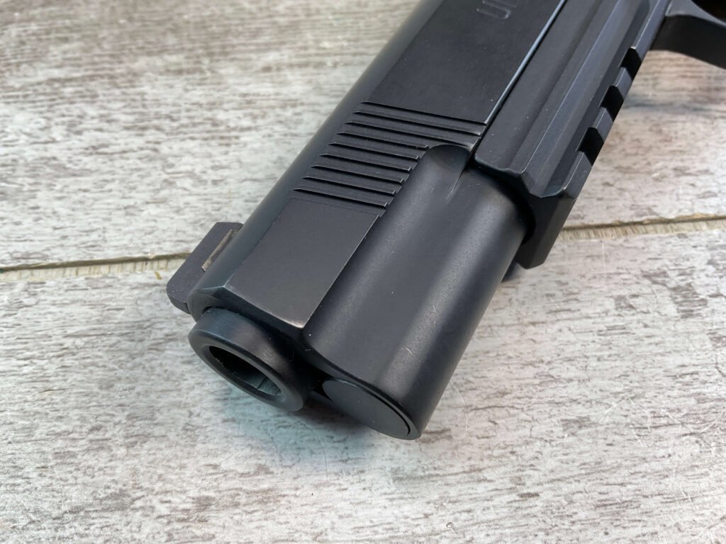 UNERTL ORDNANCE .45 ACP SEMI AUTO PISTOL, JAMES EARL JONES COLLECTION, LIKE NEW #5-10784