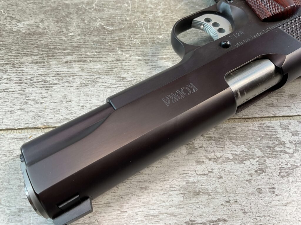 ED BROWN 1911 KOBRA .45 ACP CUSTOM SEMI AUTO PISTOL, JAMES EARL JONES COLLECTION, LIKE NEW #5-10787