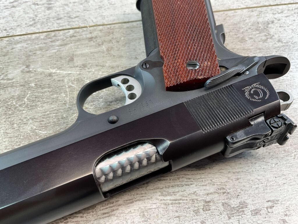 LES BAER CUSTOMS CASPIAN LS .45 ACP SEMI AUTO PISTOL, JAMES EARL JONES COLLECTION, CUSTOM #5-10789