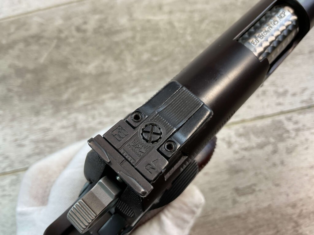 LES BAER CUSTOMS CASPIAN LS .45 ACP SEMI AUTO PISTOL, JAMES EARL JONES COLLECTION, CUSTOM #5-10789