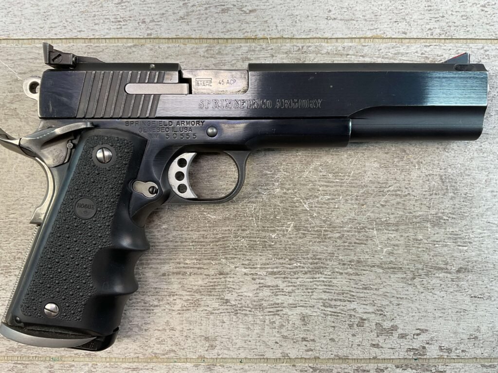 SPRINGFIELD ARMORY OMEGA LS .45 ACP SEMI AUTO PISTOL, JAMES EARL JONES COLLECTION, CUSTOM #5-10790