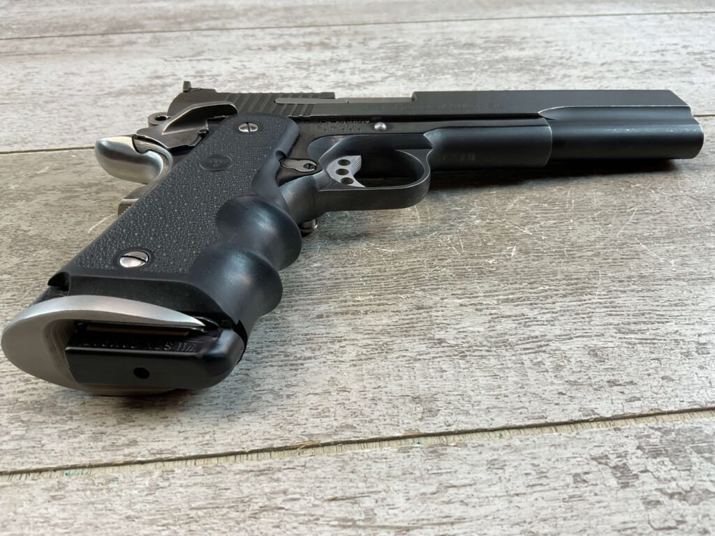 SPRINGFIELD ARMORY OMEGA LS .45 ACP SEMI AUTO PISTOL, JAMES EARL JONES COLLECTION, CUSTOM #5-10790