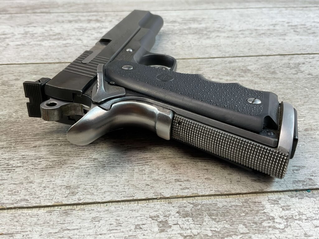 SPRINGFIELD ARMORY OMEGA LS .45 ACP SEMI AUTO PISTOL, JAMES EARL JONES COLLECTION, CUSTOM #5-10790