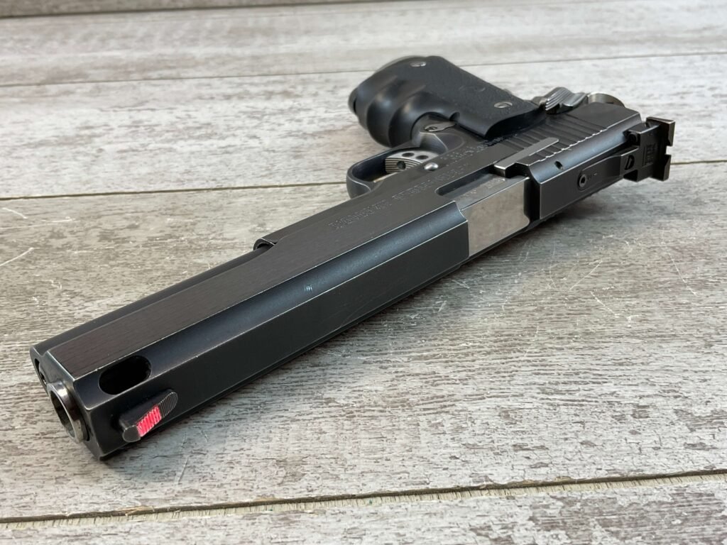 SPRINGFIELD ARMORY OMEGA LS .45 ACP SEMI AUTO PISTOL, JAMES EARL JONES COLLECTION, CUSTOM #5-10790