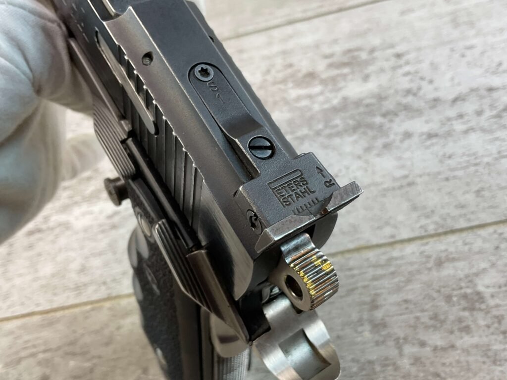 SPRINGFIELD ARMORY OMEGA LS .45 ACP SEMI AUTO PISTOL, JAMES EARL JONES COLLECTION, CUSTOM #5-10790