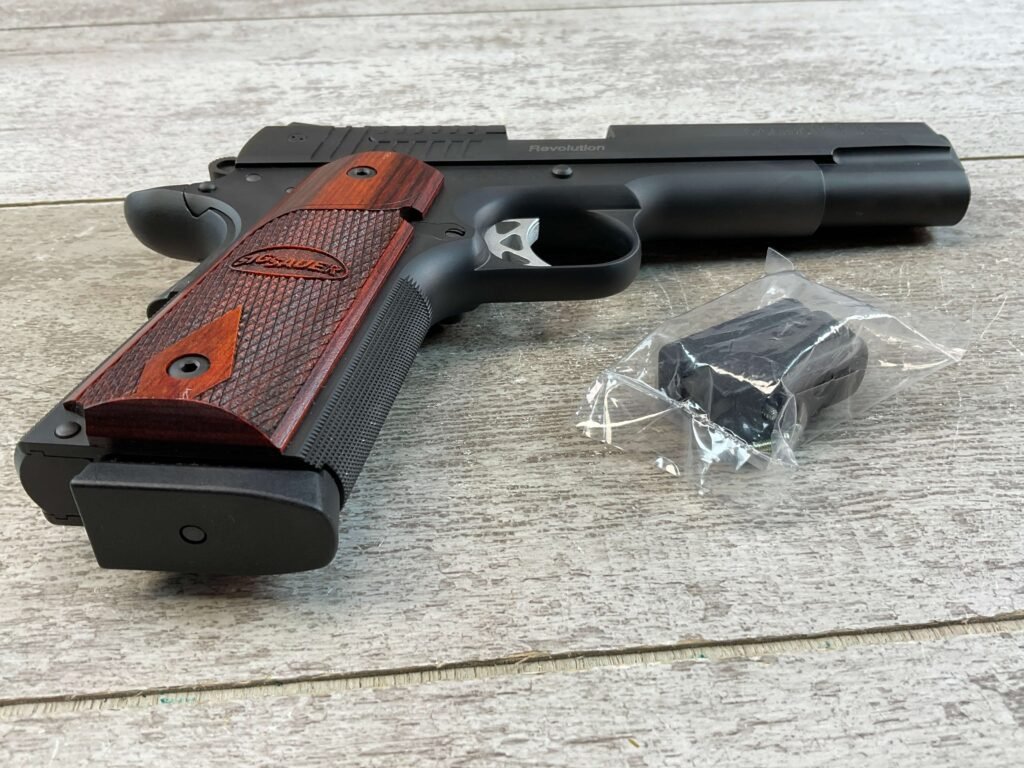 SIG SAUER 1911 GSR REVOLUTION .45 ACP SEMI AUTO PISTOL, JAMES EARL JONES COLLECTION #5-10792