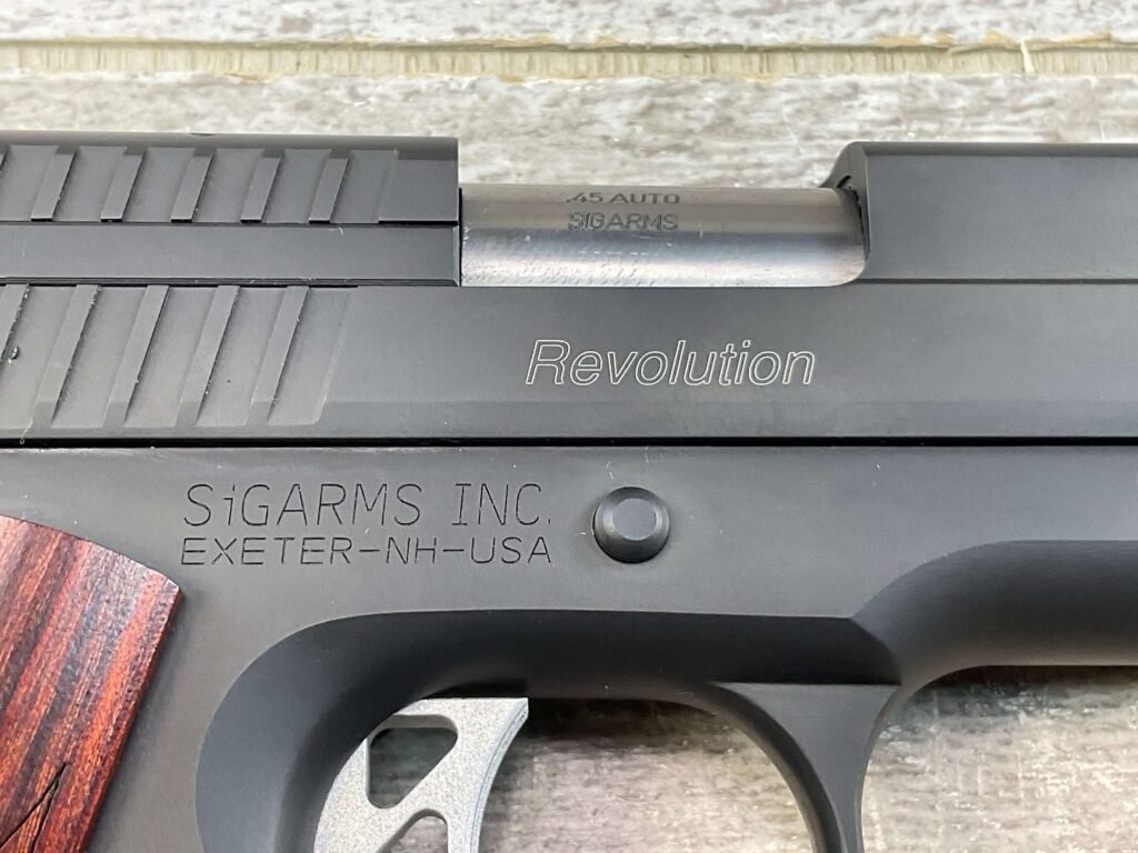 SIG SAUER 1911 GSR REVOLUTION .45 ACP SEMI AUTO PISTOL, JAMES EARL JONES COLLECTION #5-10792