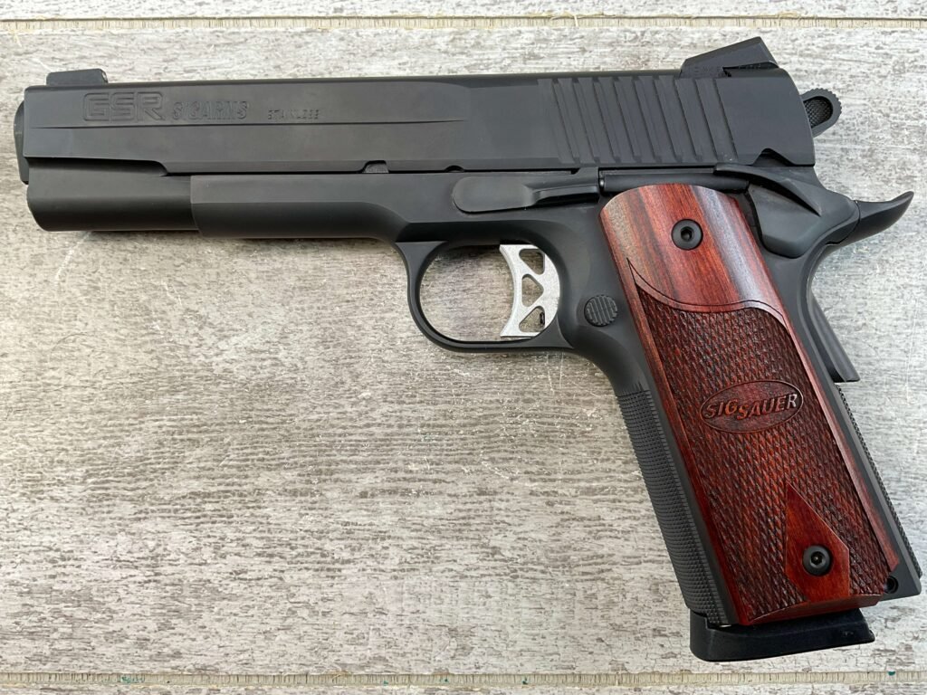 SIG SAUER 1911 GSR REVOLUTION .45 ACP SEMI AUTO PISTOL, JAMES EARL JONES COLLECTION #5-10792