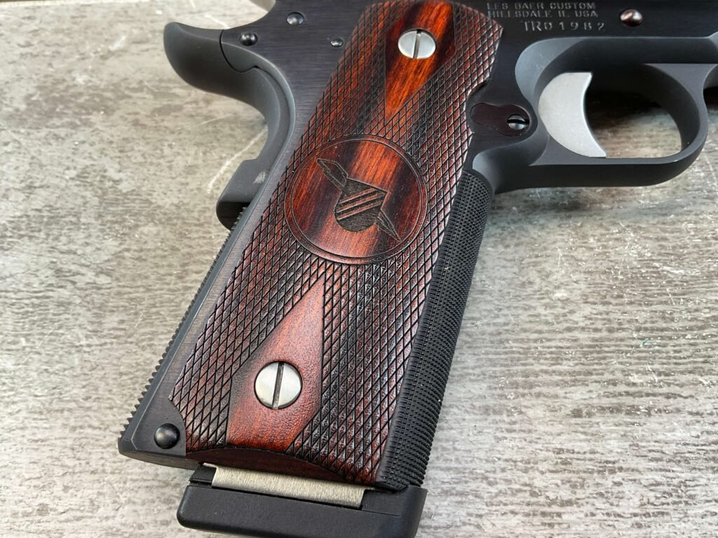 LES BAER TR (THUNDER RANCH) SPECIAL .45 ACP SEMI AUTO PISTOL, JAMES EARL JONES COLLECTION, MINTY #5-10793