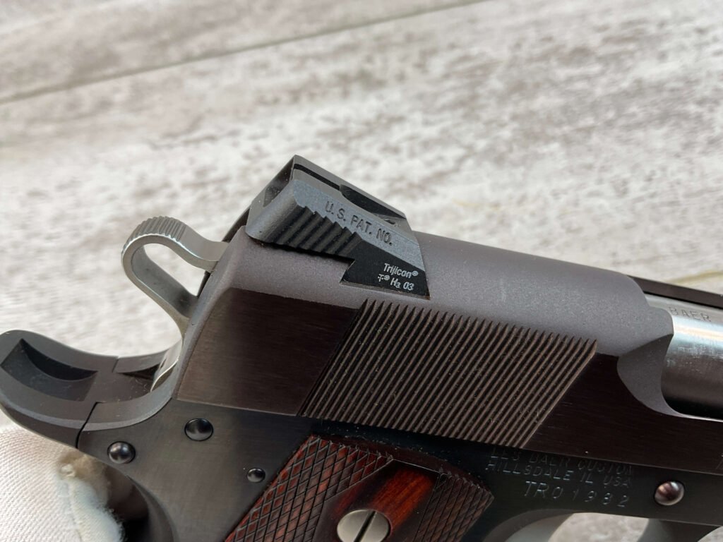 LES BAER TR (THUNDER RANCH) SPECIAL .45 ACP SEMI AUTO PISTOL, JAMES EARL JONES COLLECTION, MINTY #5-10793