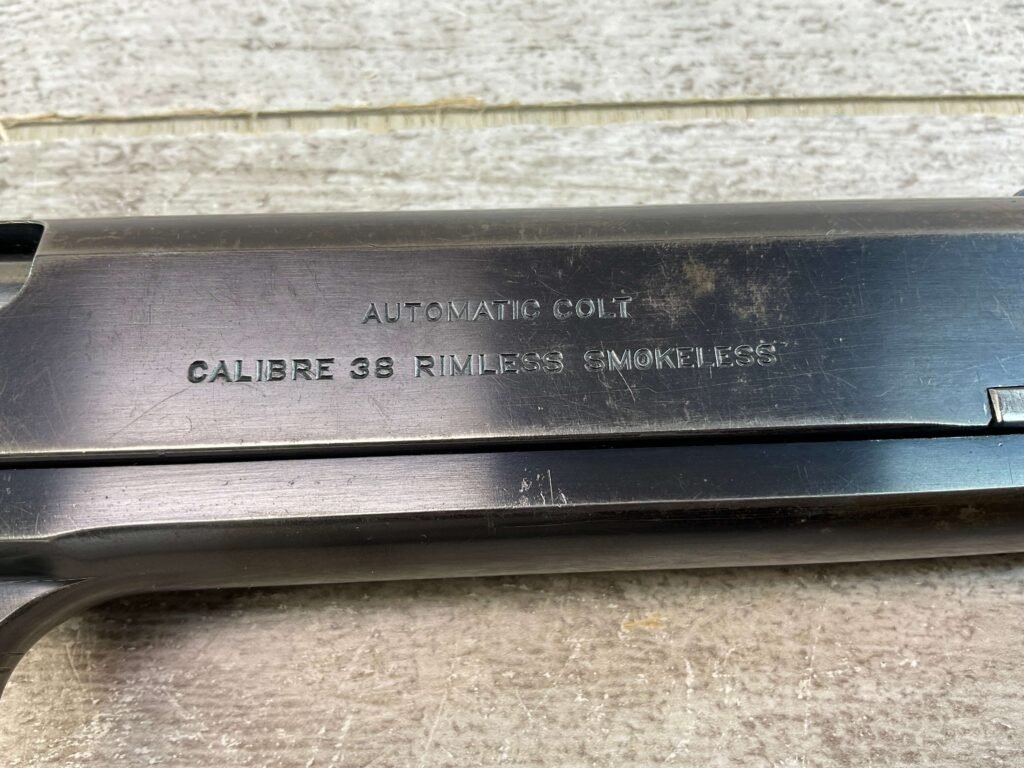 COLT MODEL 1902 MILITARY 38 RIMLESS SEMI AUTO PISTOL, JAMES EARL JONES COLLECTION #5-10794