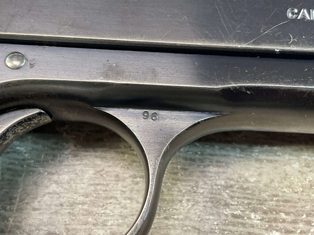 COLT MODEL 1902 MILITARY 38 RIMLESS SEMI AUTO PISTOL, JAMES EARL JONES COLLECTION #5-10794