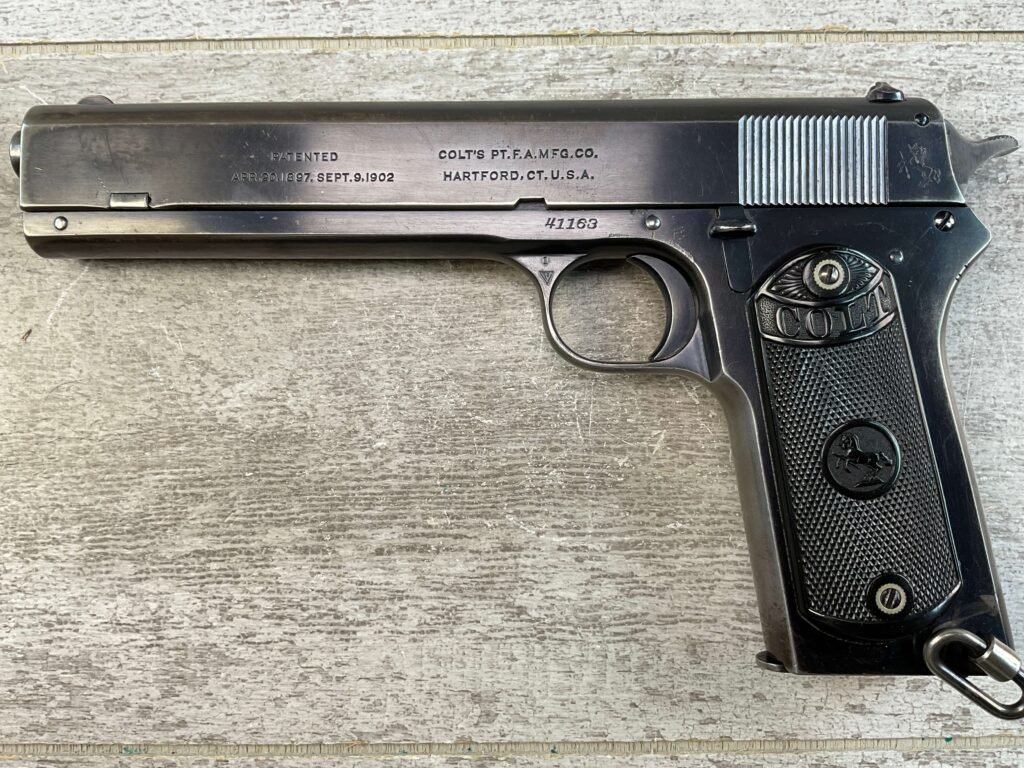 COLT MODEL 1902 MILITARY 38 RIMLESS SEMI AUTO PISTOL, JAMES EARL JONES COLLECTION #5-10794