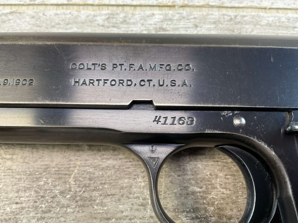 COLT MODEL 1902 MILITARY 38 RIMLESS SEMI AUTO PISTOL, JAMES EARL JONES COLLECTION #5-10794