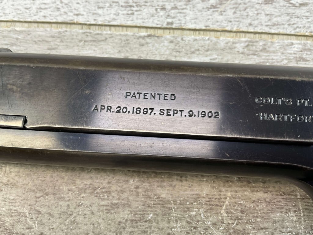 COLT MODEL 1902 MILITARY 38 RIMLESS SEMI AUTO PISTOL, JAMES EARL JONES COLLECTION #5-10794