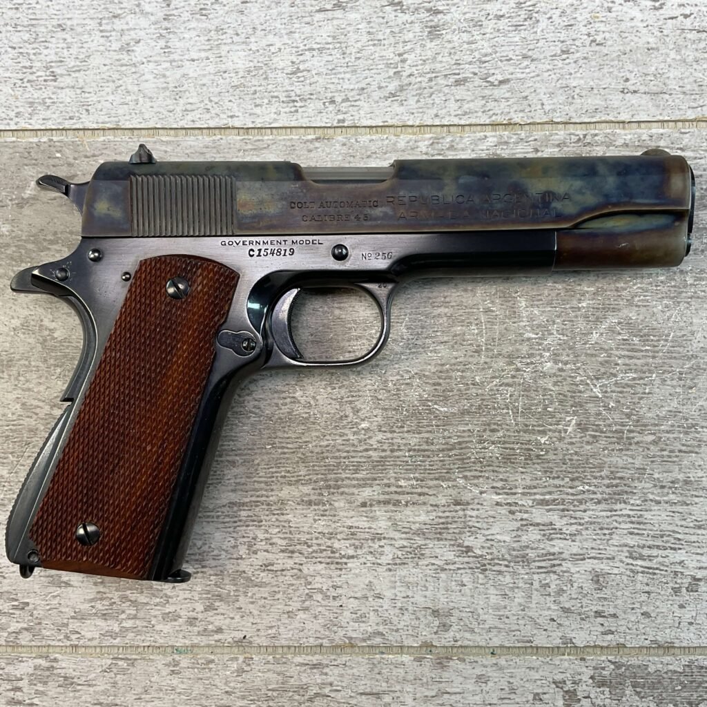 COLT GOVT MODEL 1911 .45 ACP SEMI AUTO PISTOL, REPUBLICA ARGENTINA, JAMES EARL JONES COLLECTION #5-10773-PF