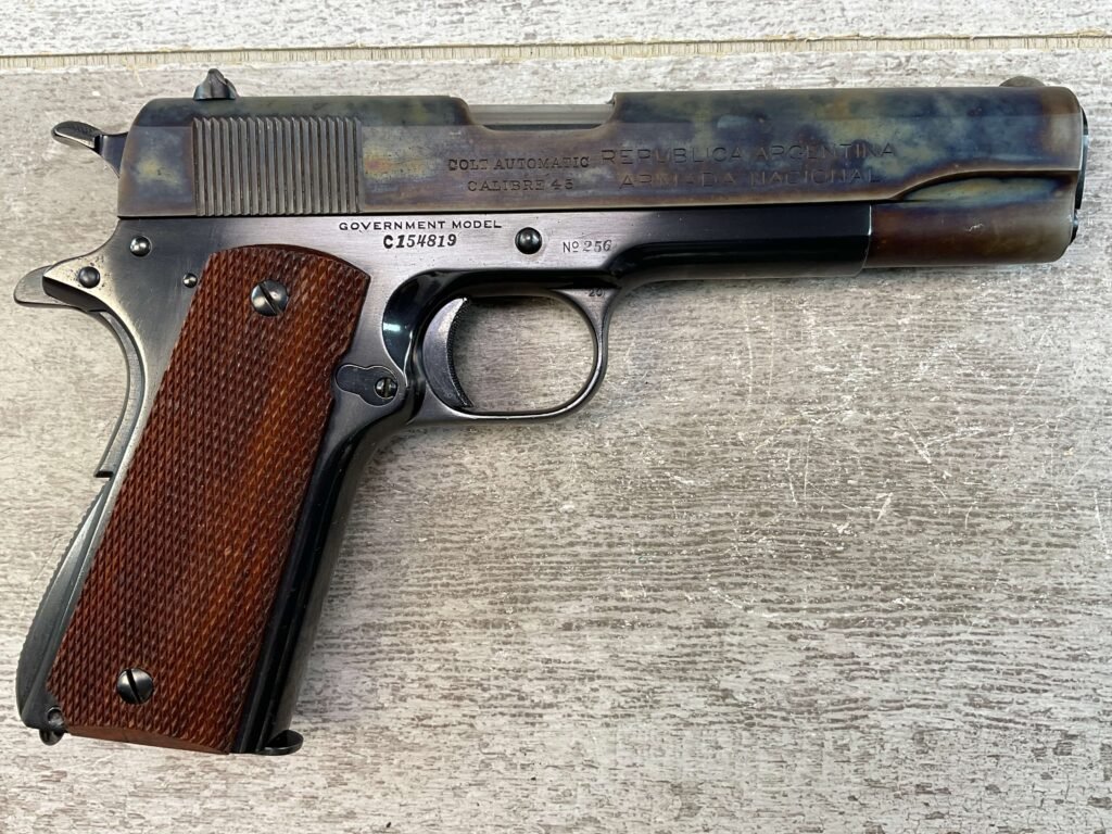 COLT GOVT MODEL 1911 .45 ACP SEMI AUTO PISTOL, REPUBLICA ARGENTINA, JAMES EARL JONES COLLECTION #5-10773-PF